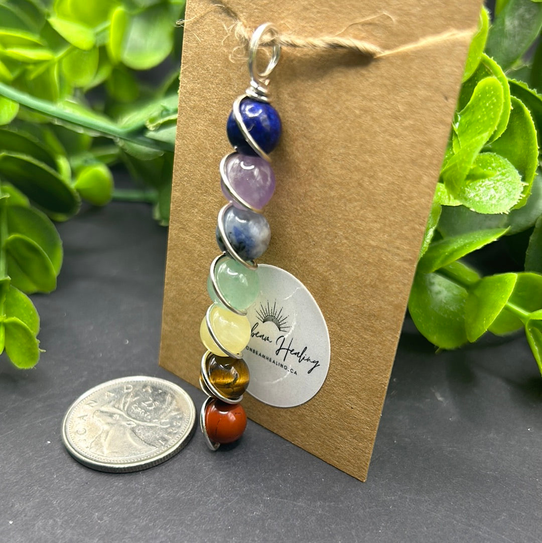 7 Chakra Crystal Pendant