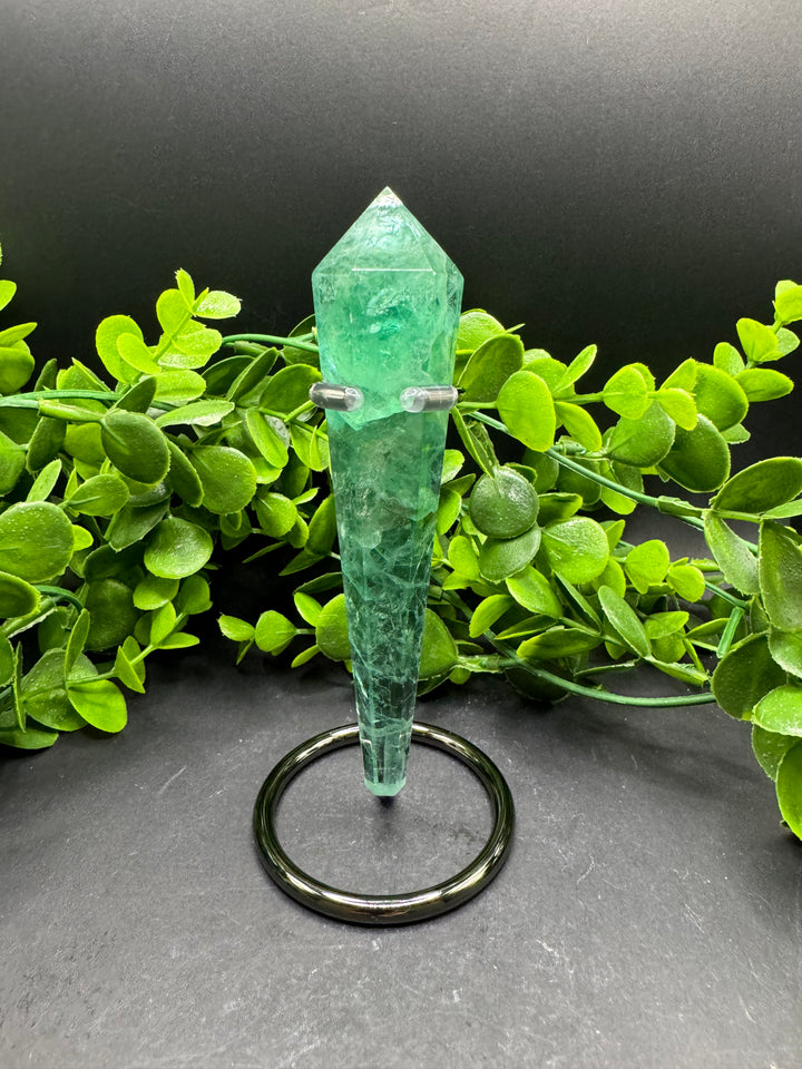 Fluorite Scepter with Stand