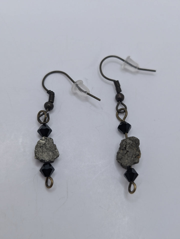 Pyrite Dangle Earrings