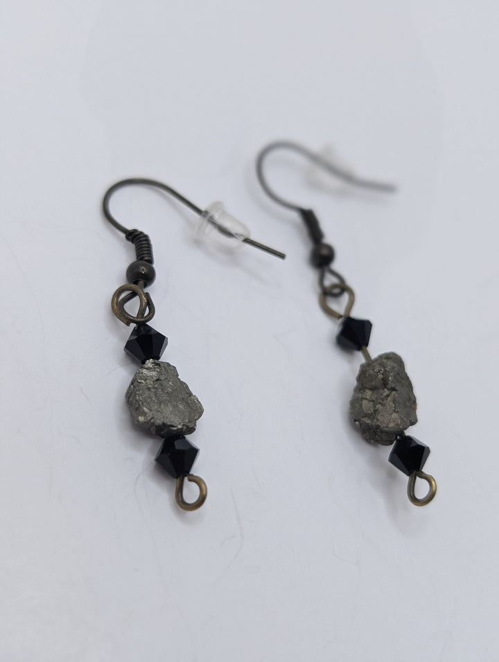 Pyrite Dangle Earrings