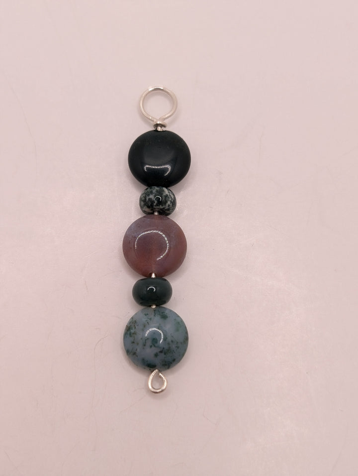 Ocean Jasper Sterling Silver Pendant