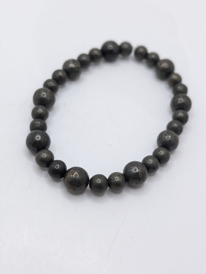 Pyrite 6mm & 8mm Bracelet