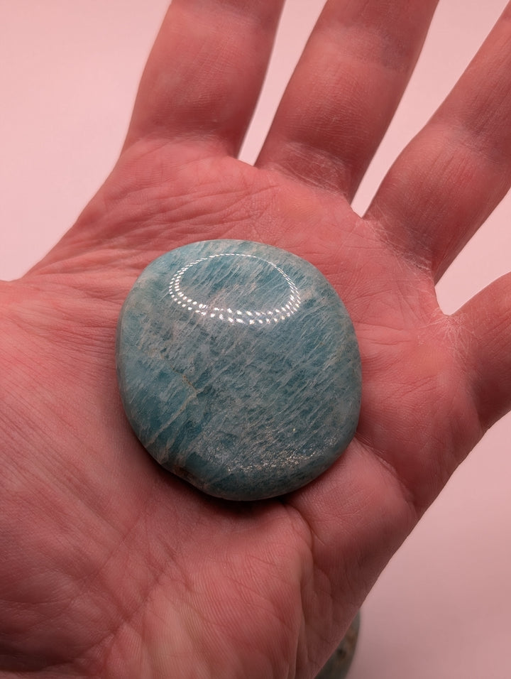 Amazonite Palm Stone