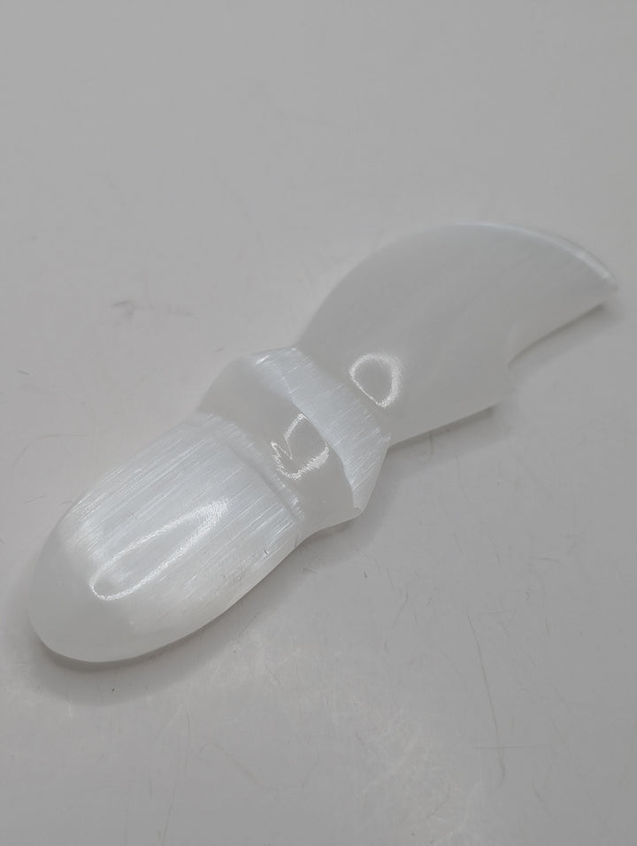 Satin-Spar (Selenite) Knife 10cm