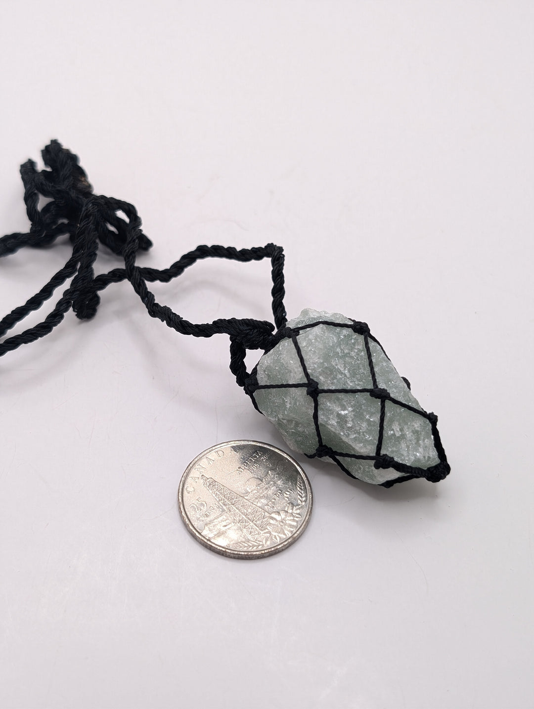 Green Aventurine Rough Stone Necklace