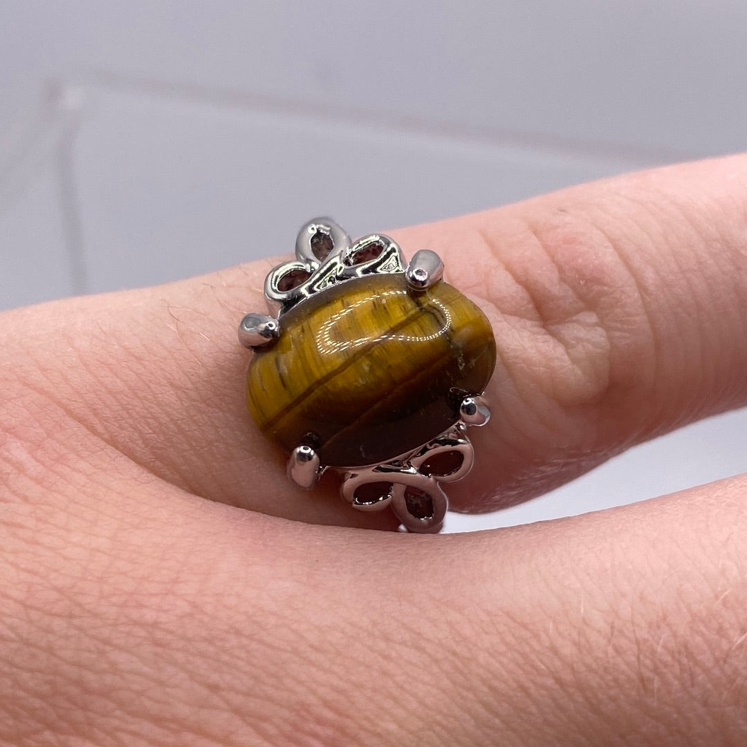 Tigers Eye Gemstone Ring