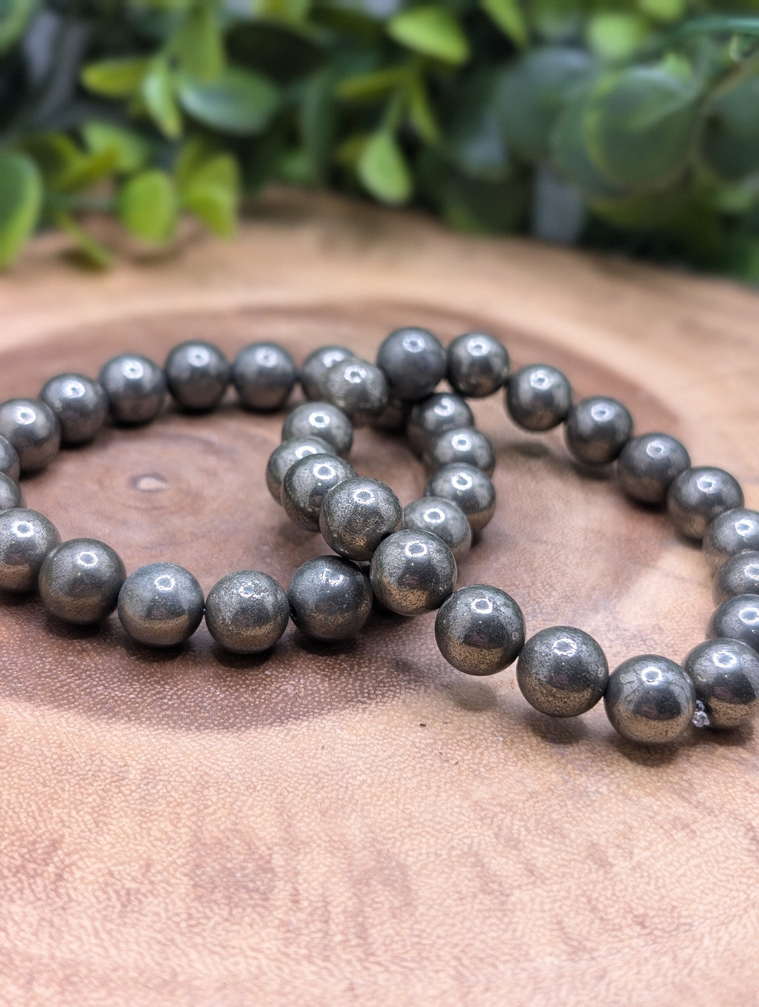 Pyrite 10mm Bracelet