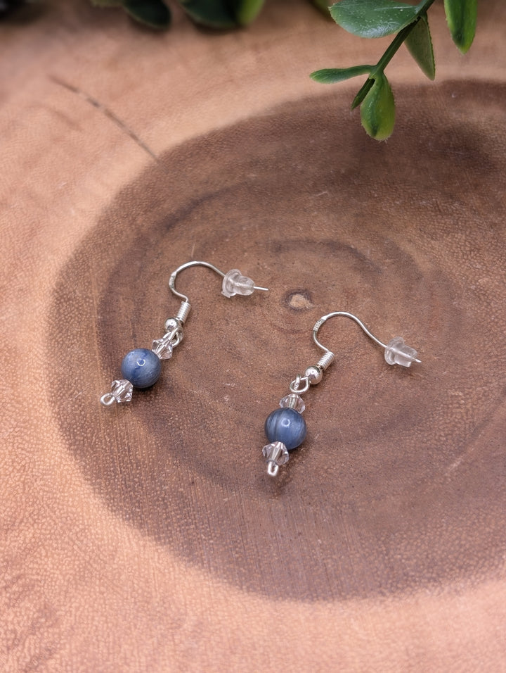 Blue Kyanite Sterling Sliver earrings