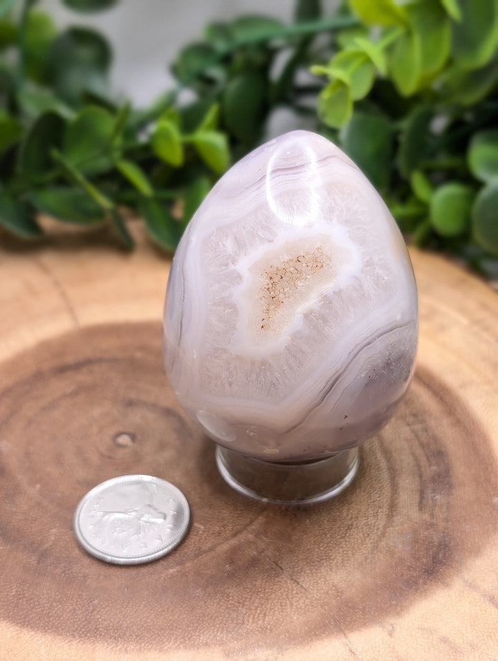 Flower Agate Egg #2