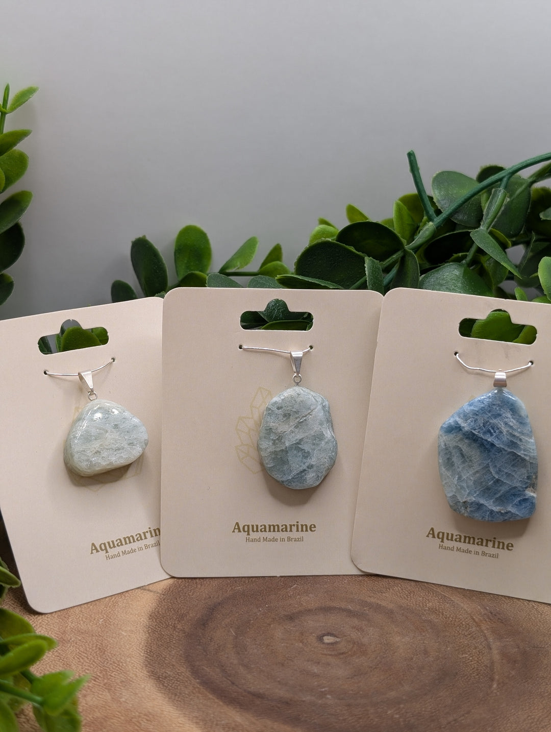 Aquamarine Sterling Silver Pendant