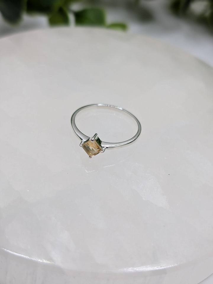 Citrine Sterling Silver Ring