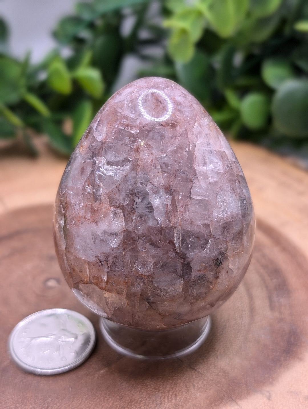 Hematoid Quartz Egg
