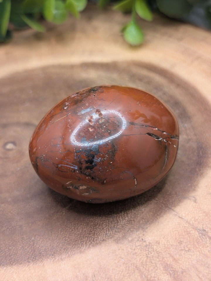 Red Jasper Palm Stone