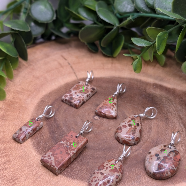 Leopard Skin Jasper Pendant