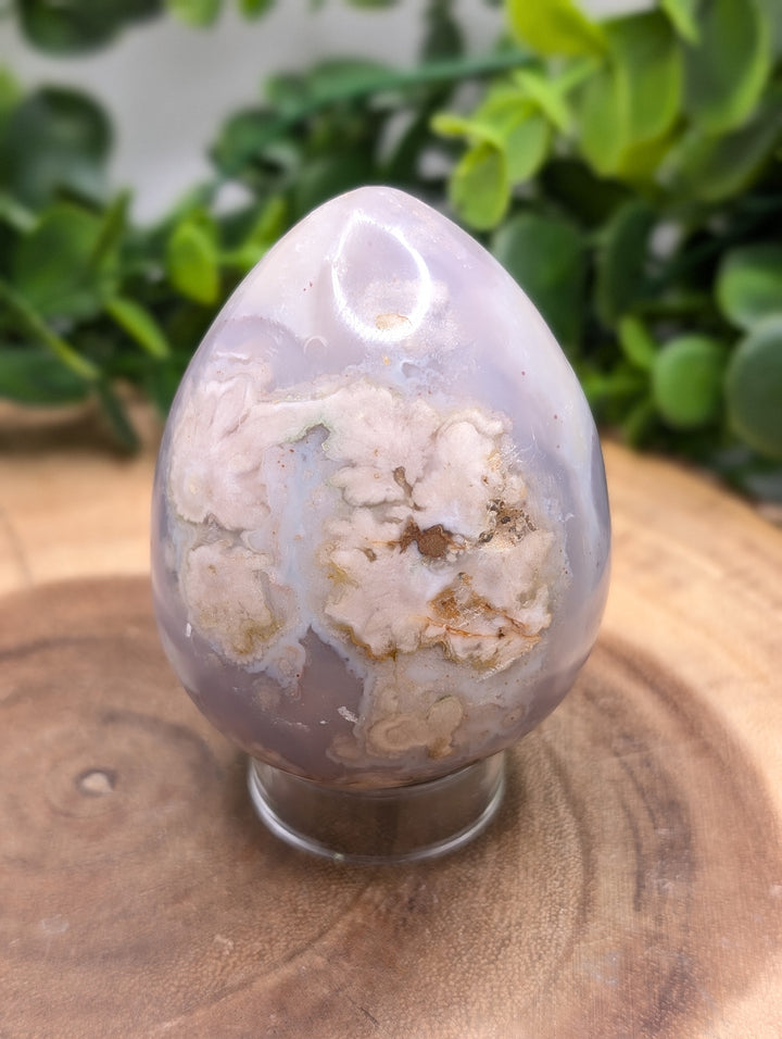 Flower Agate Egg #2