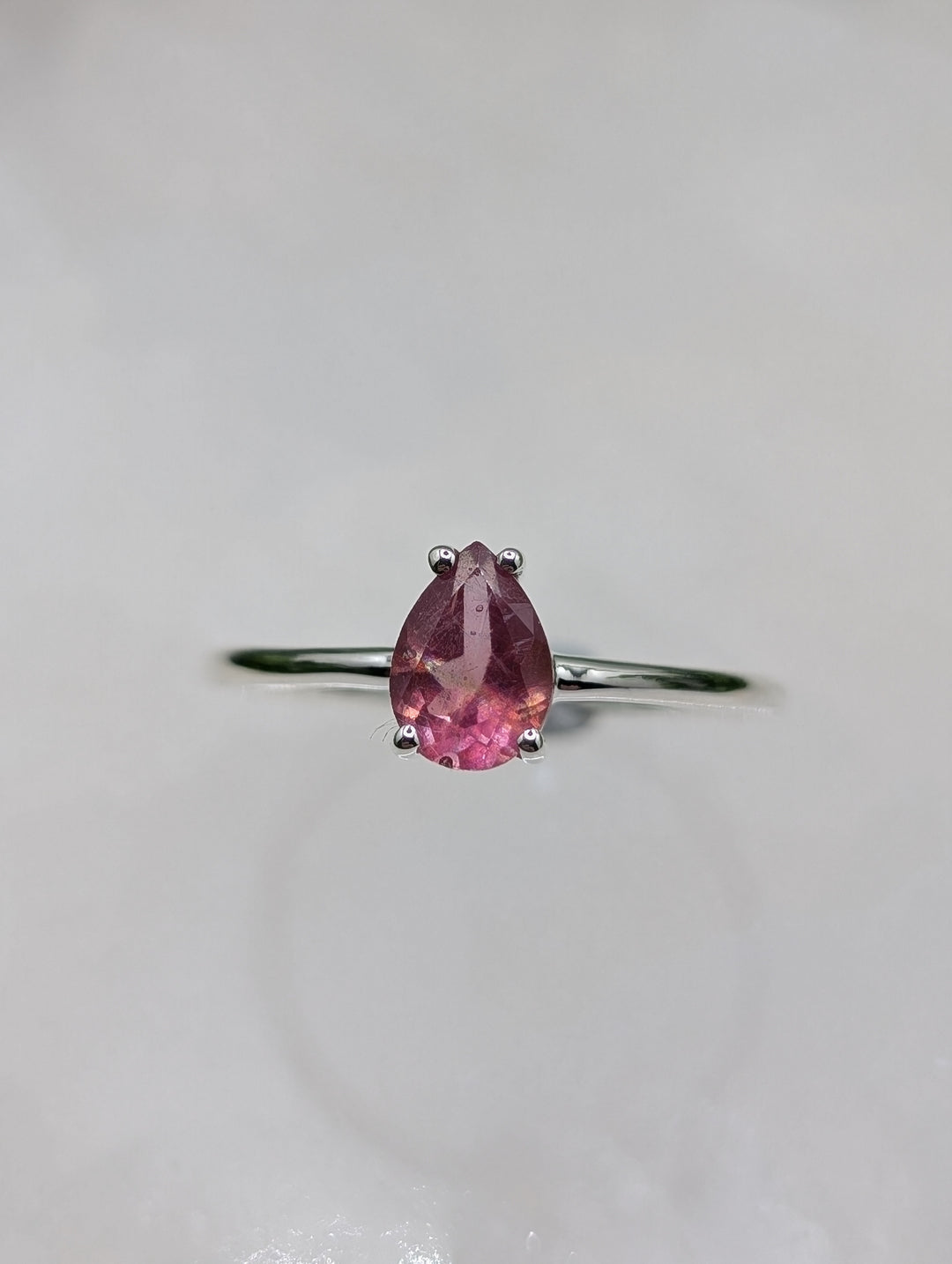 Sterling Silver Ruby Ring