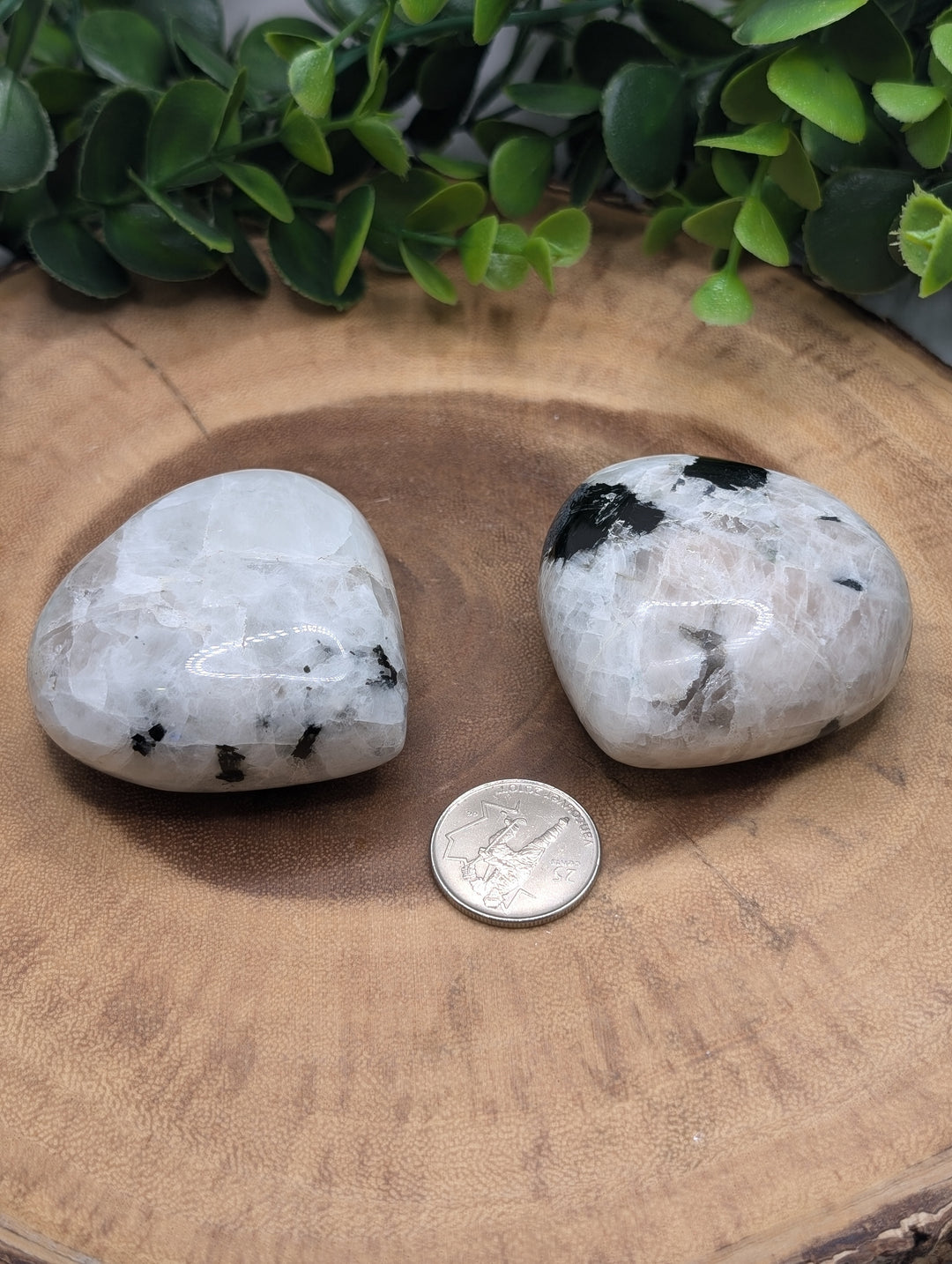Rainbow Moonstone Heart (M)