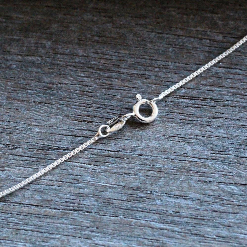 16" Sterling Silver .08 Box Chain