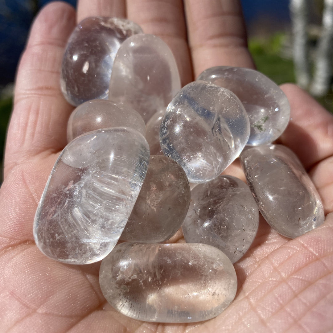 Clear Quartz Tumbled Crystal Stones