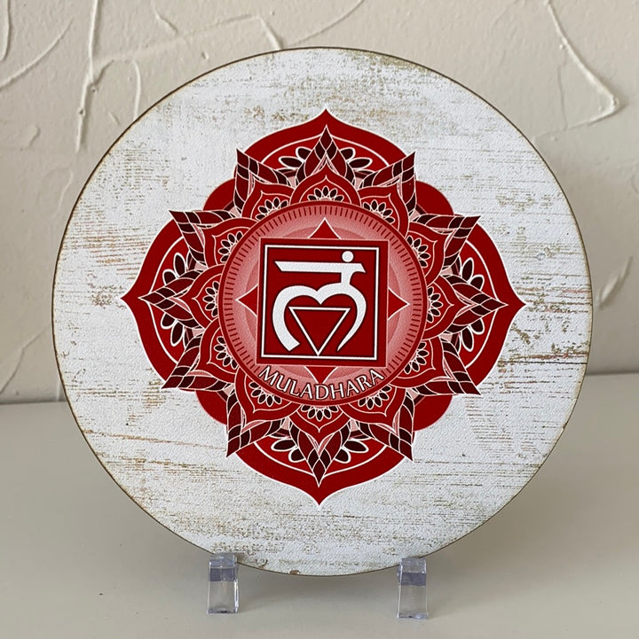 Root Chakra Crystal Grid 6”