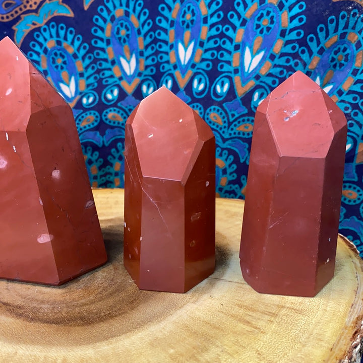 Red Jasper Polished Towers