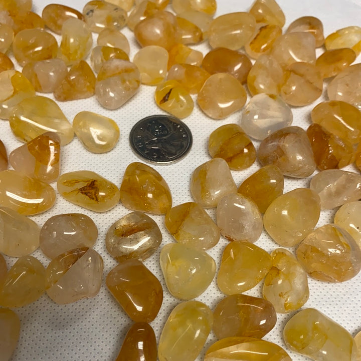 Golden Healer Inclusion Quartz Tumbled Stone