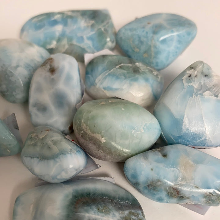 Larimar High Quality Tumbled Stone