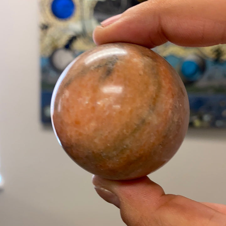 Peach Jasper 50mm Sphere