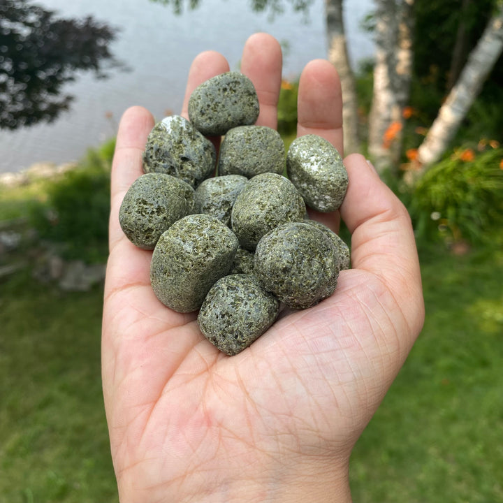 Epidote Tumbled Stone