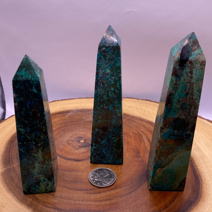 Chrysocolla Obelisk