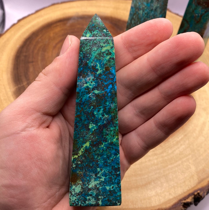 Chrysocolla Obelisk