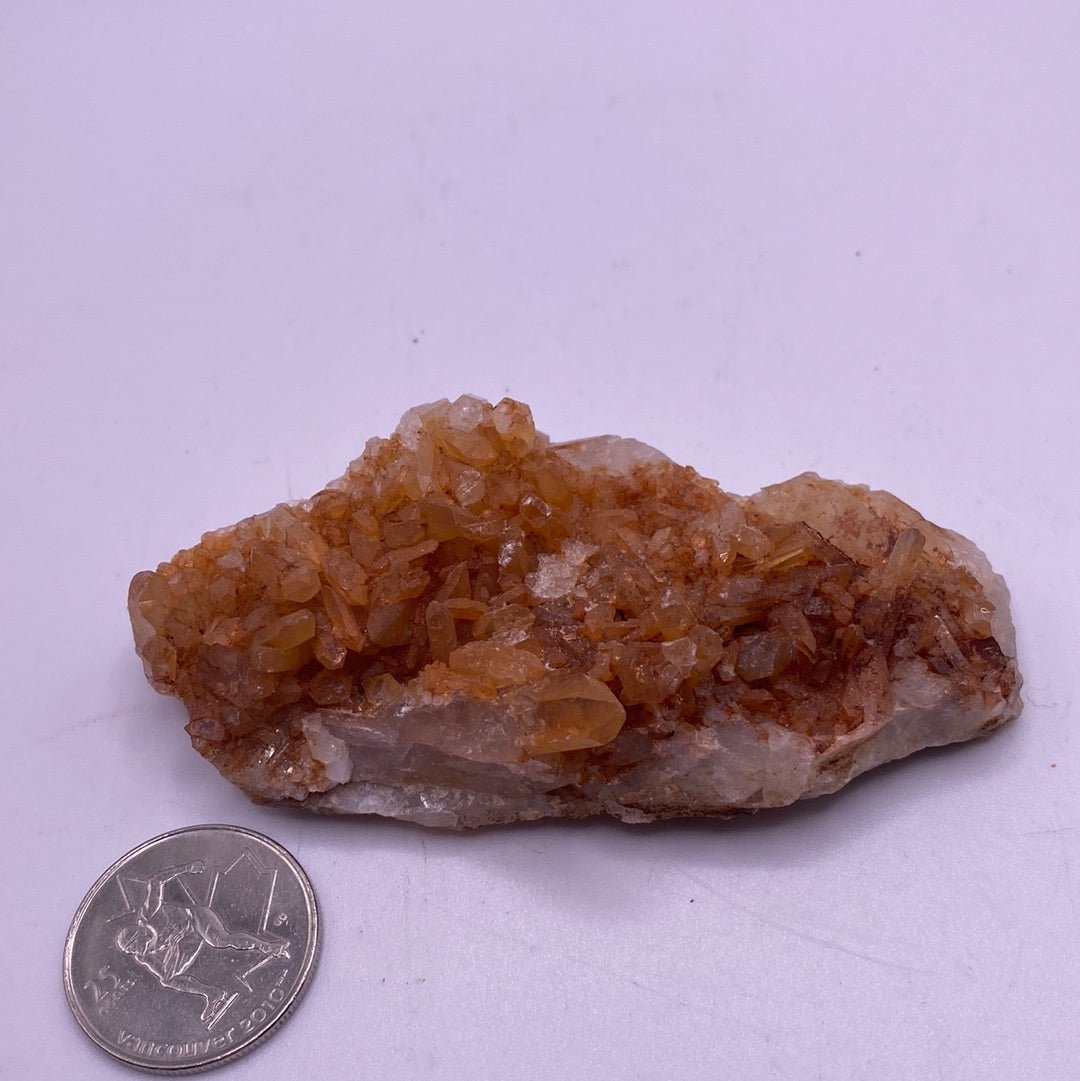 Tangerine Quartz Specimen