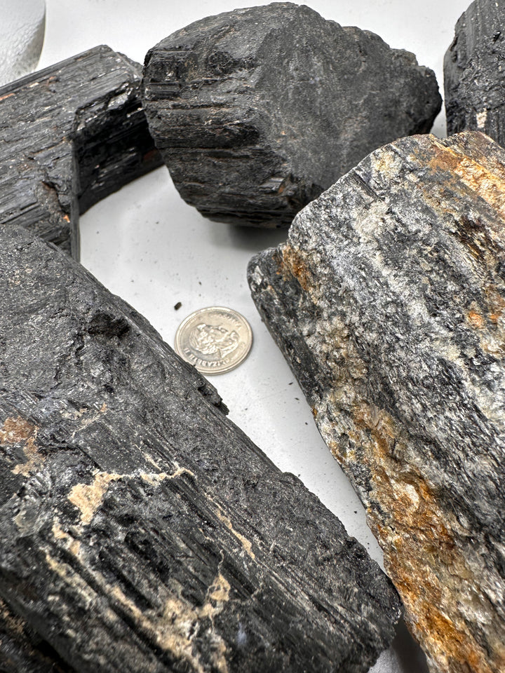 Black Tourmaline Rough Cut Medium (g)