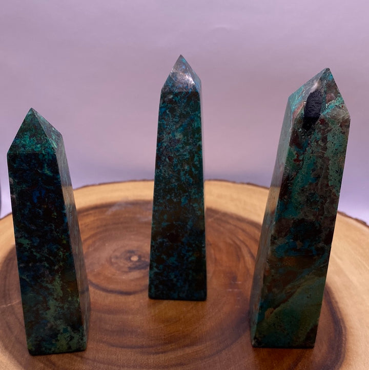 Chrysocolla Obelisk