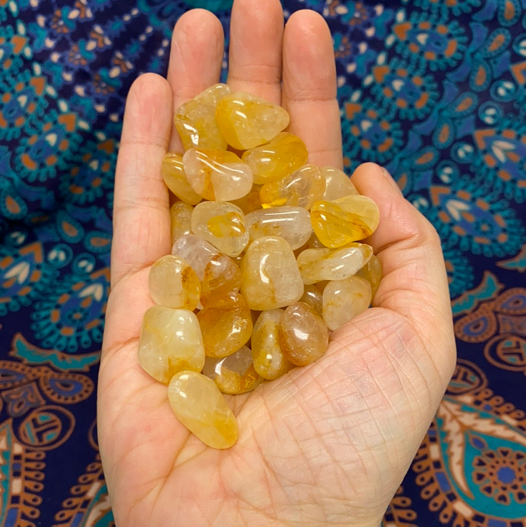 Golden Healer Inclusion Quartz Tumbled Stone