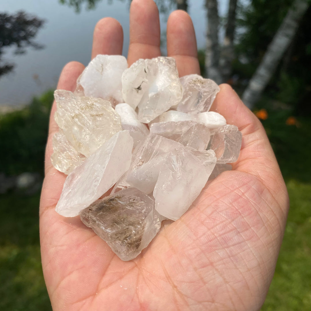 Clear Calcite Natural Rough Cut