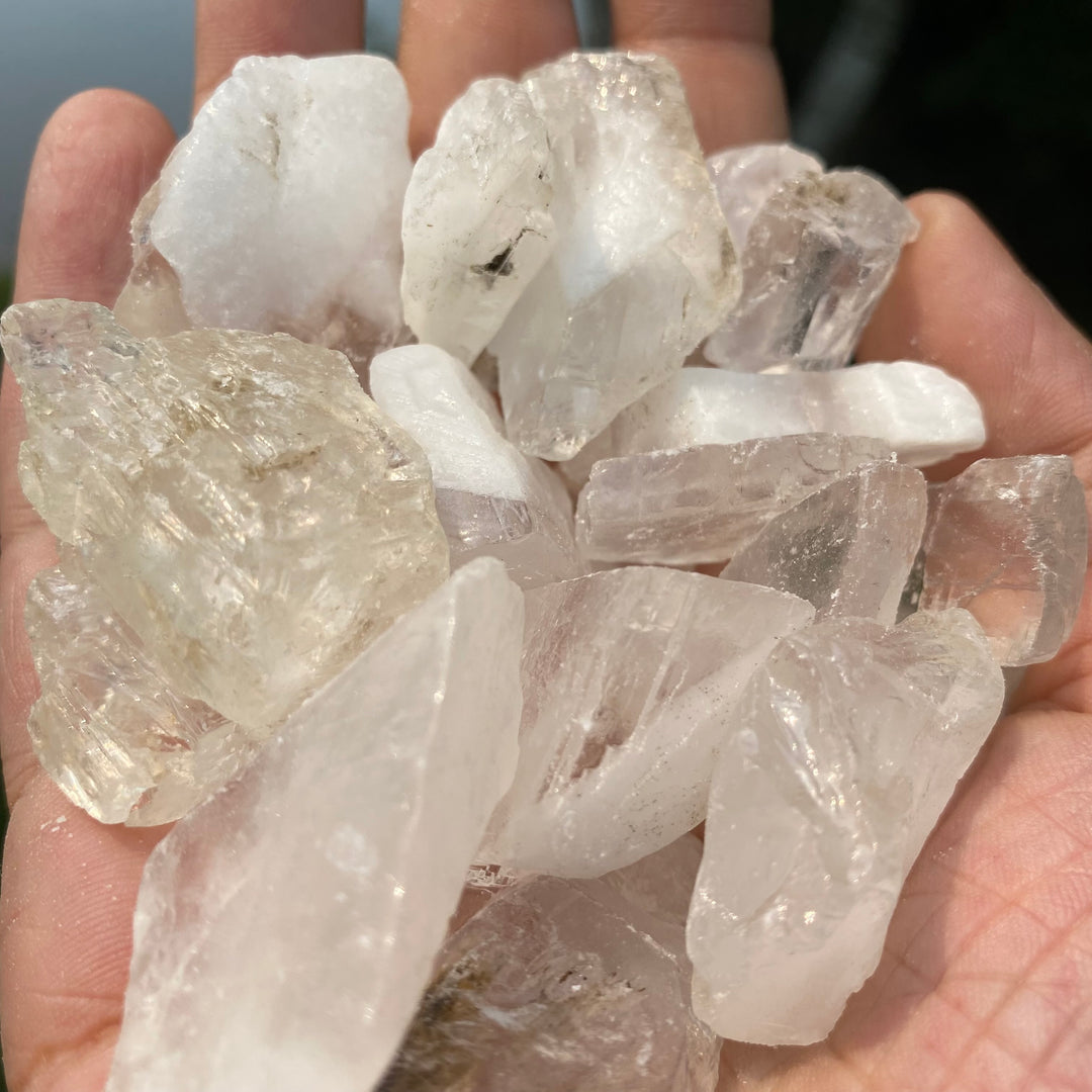 Clear Calcite Natural Rough Cut