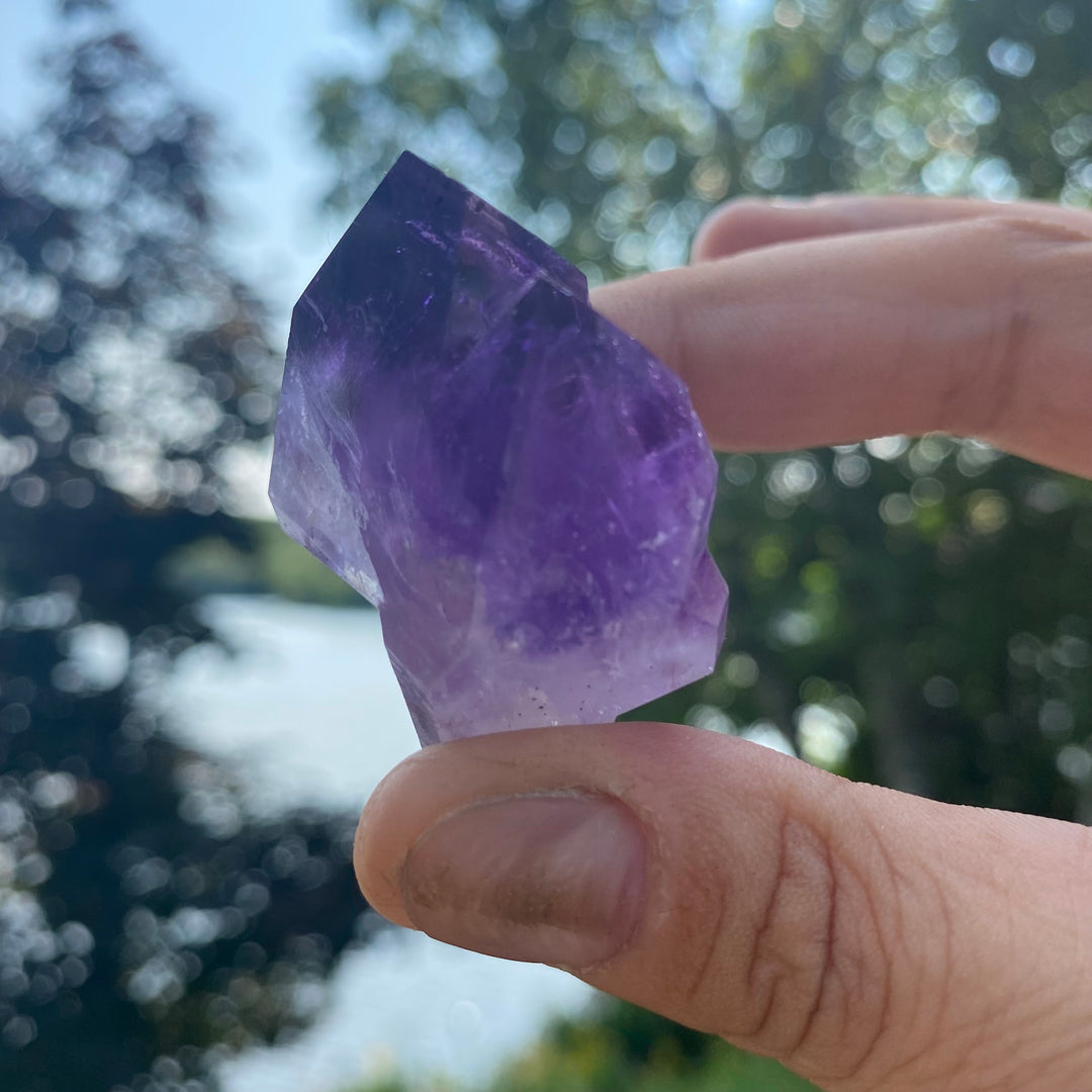 AAA Rough Amethyst Single Terminated Crystal (Item 10)