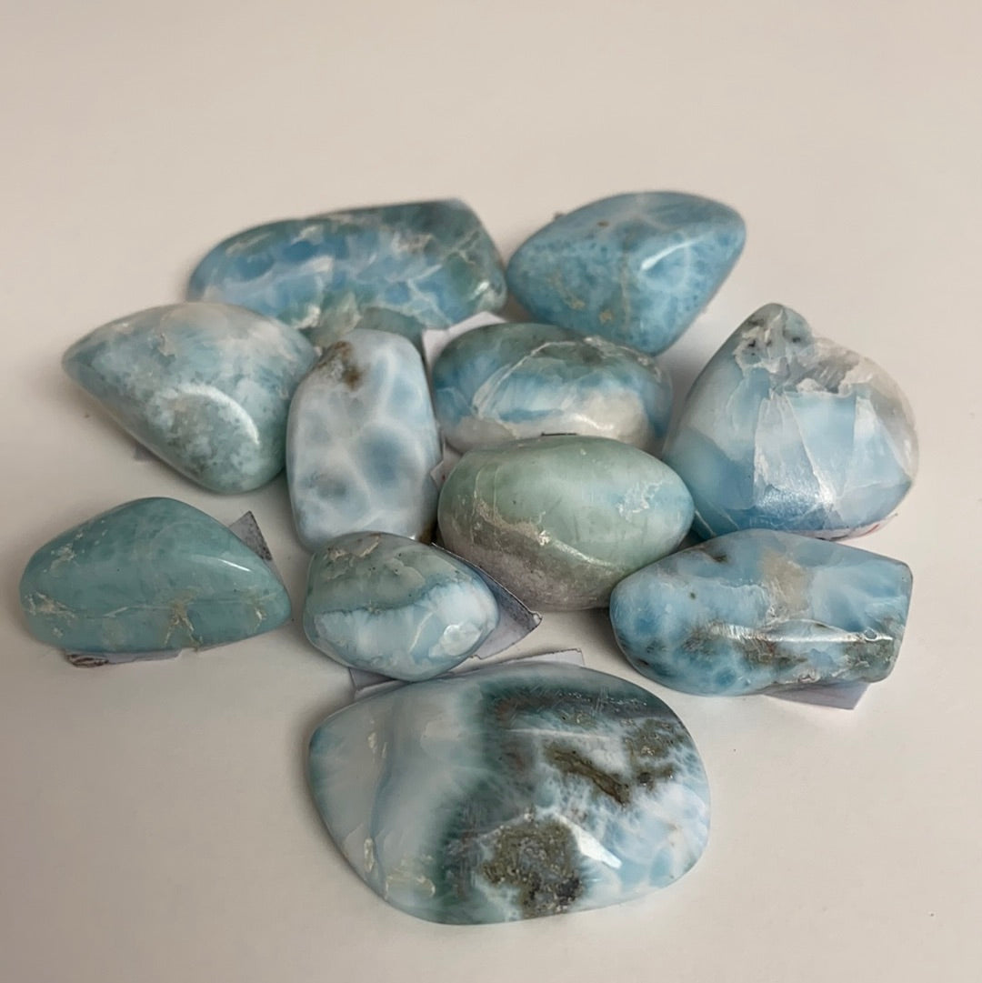 Larimar High Quality Tumbled Stone