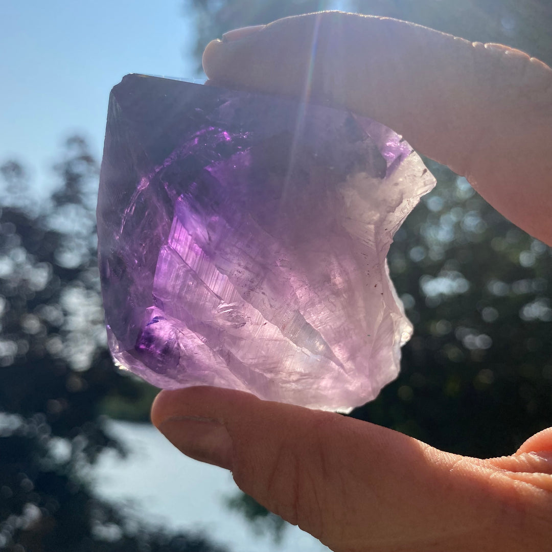 AAA Rough Amethyst Single Terminated Crystal (Item 1)