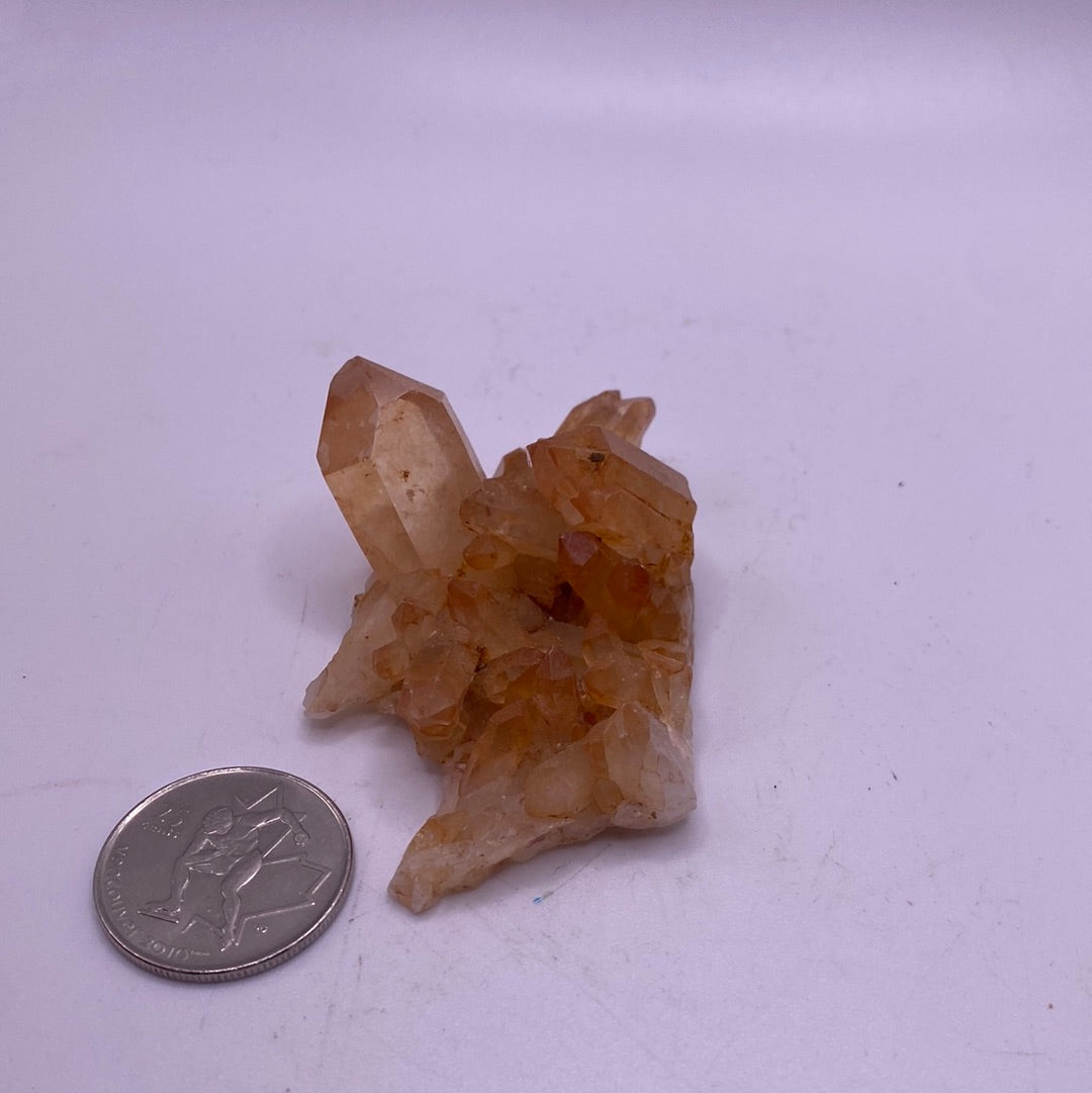 Tangerine Quartz Specimen