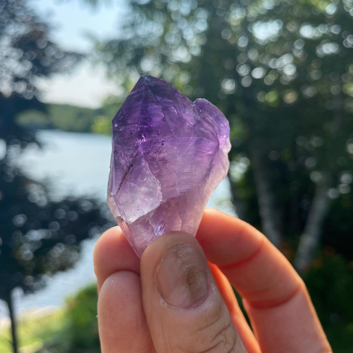 AAA Rough Amethyst Single Terminated Crystal (Item 1)