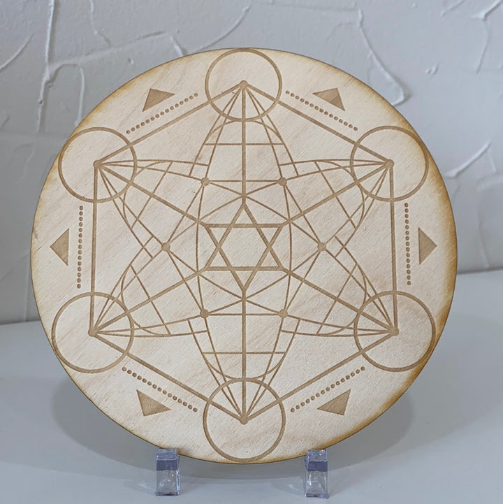 Hexagon Star Crystal Grid 6”