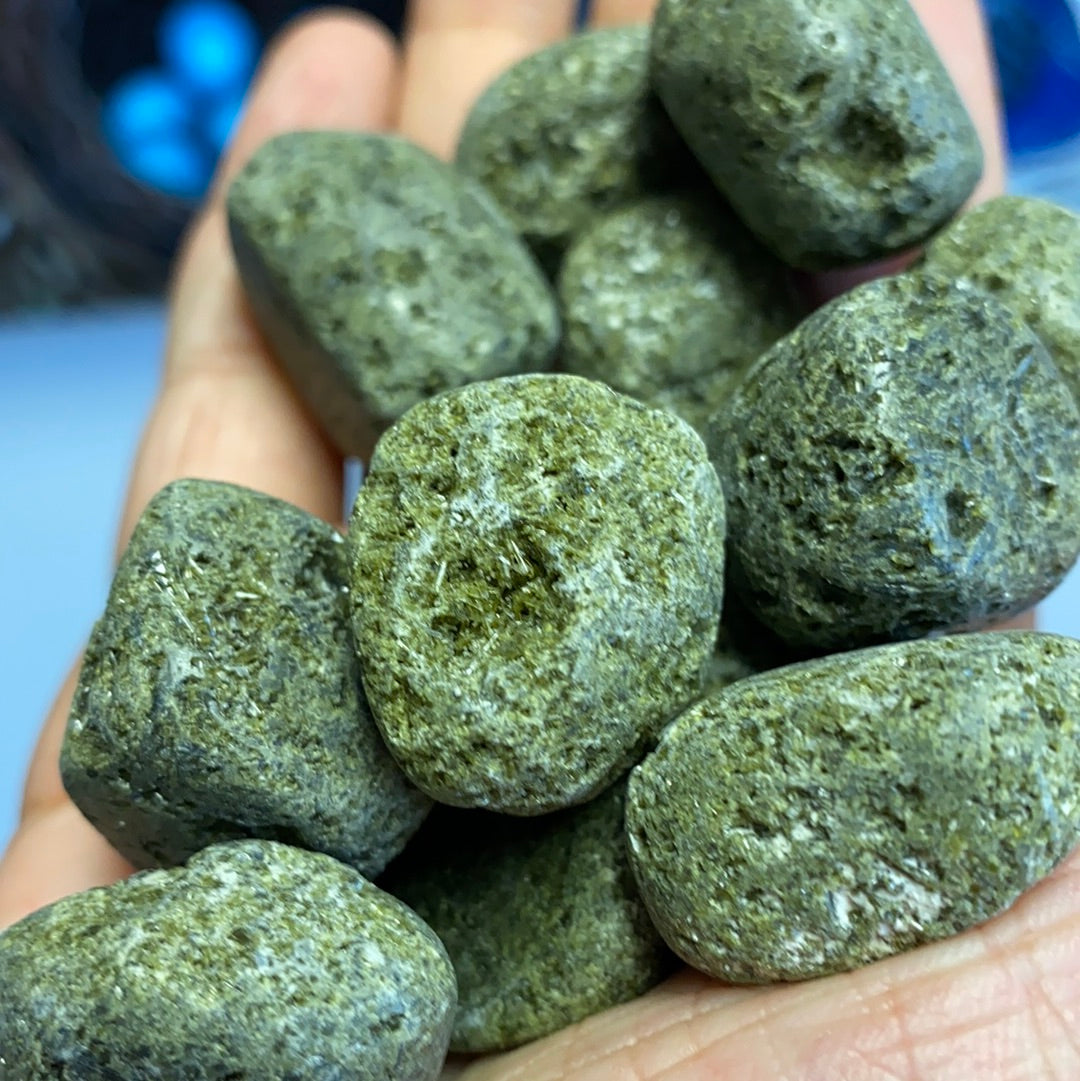 Epidote Tumbled Stone