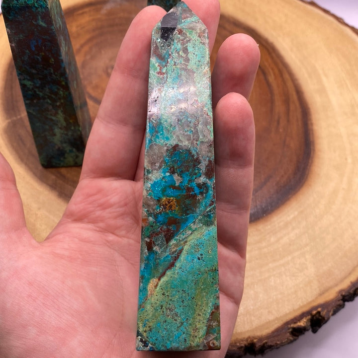 Chrysocolla Obelisk