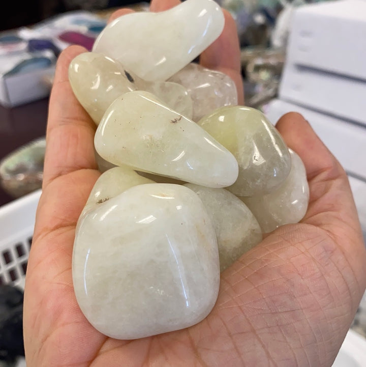 Sulphur Quartz Tumbled Stone