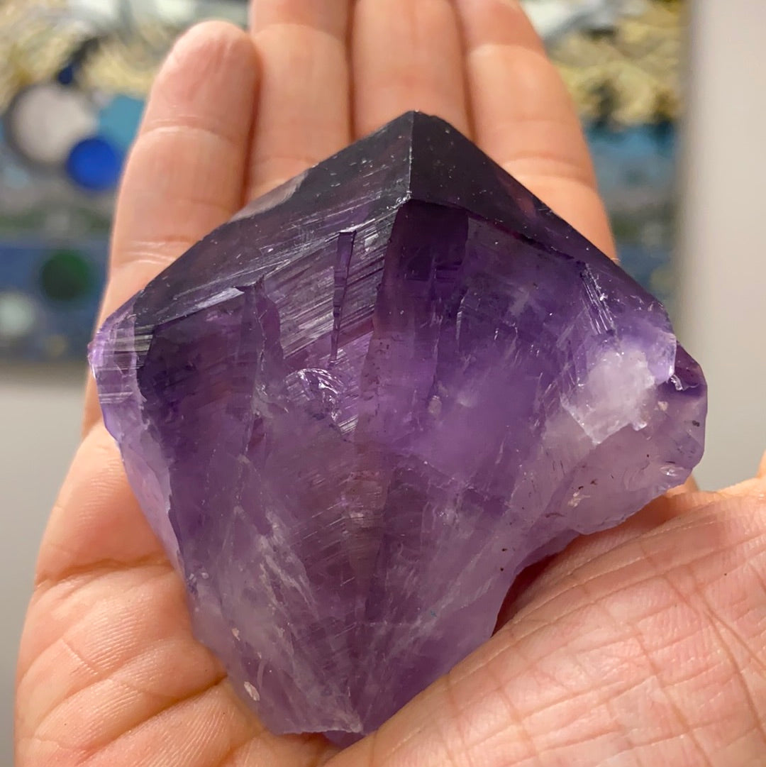 AAA Rough Amethyst Single Terminated Crystal (Item 1)