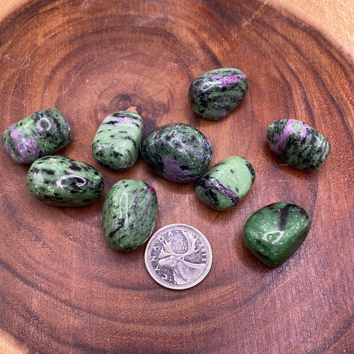 Ruby Zoisite Tumbled