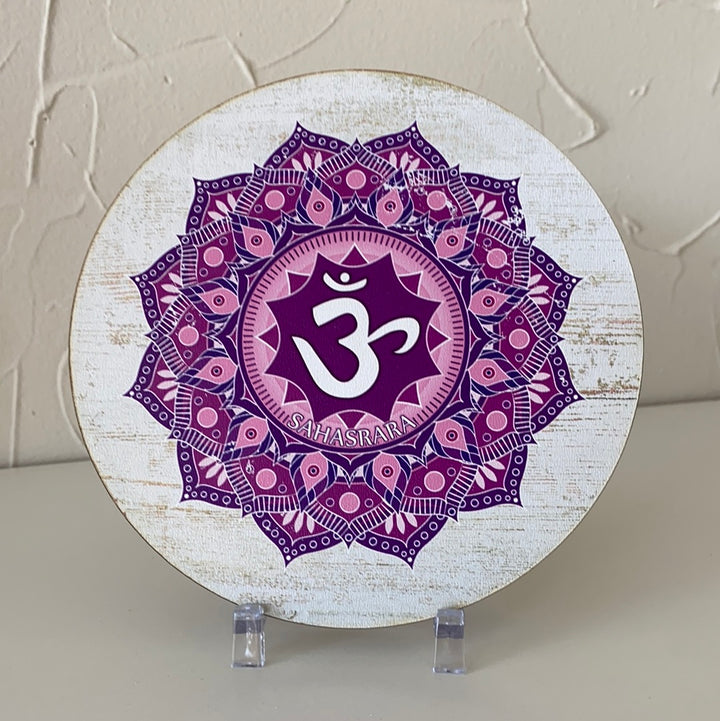 Crown Chakra Crystal Grid 6”