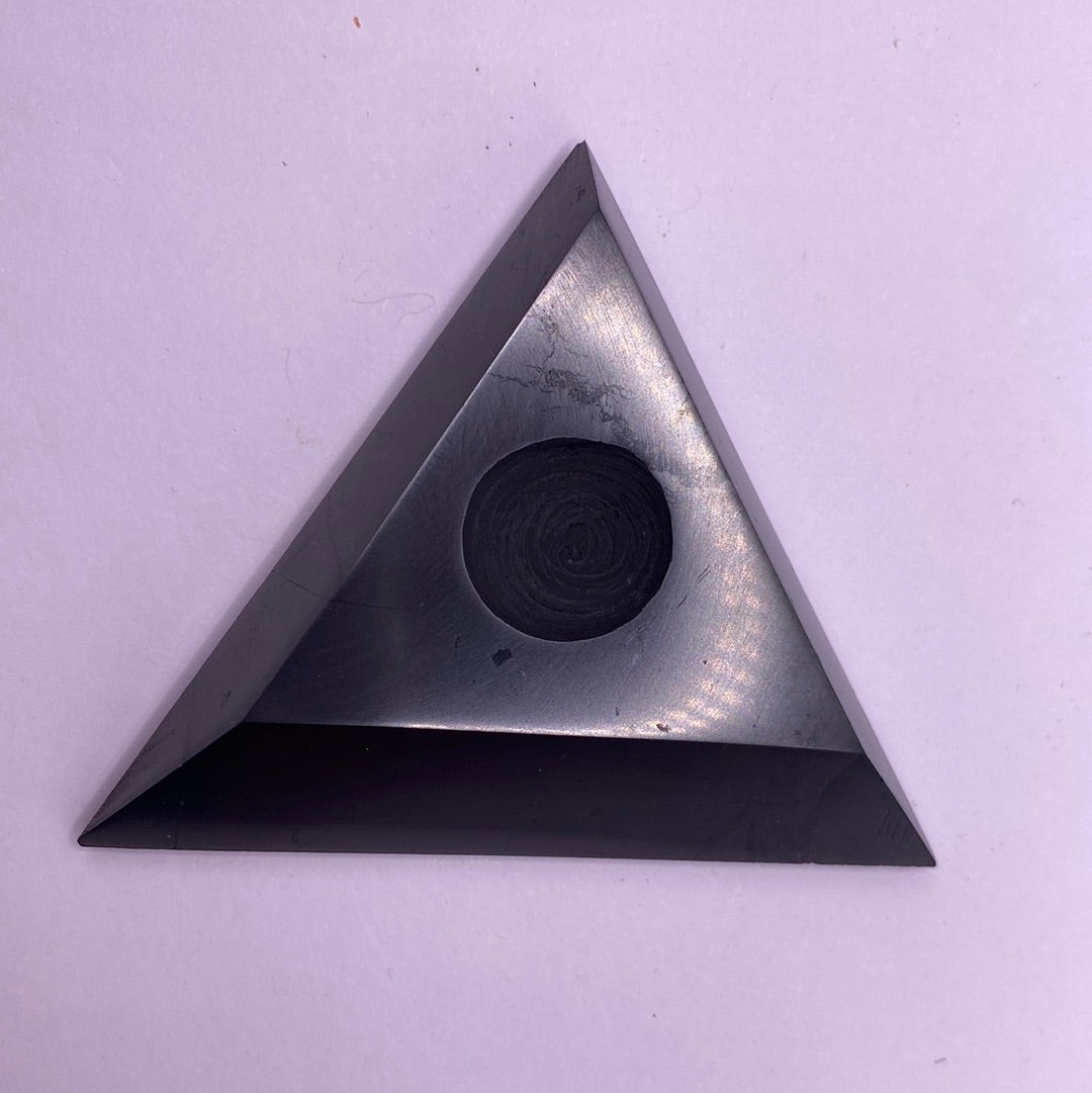 Shungite Triangle Sphere Stands